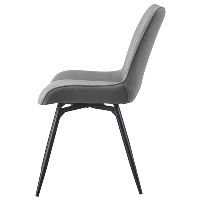 Tufted Swivel Dining Chairs (Set of 2) - Gray