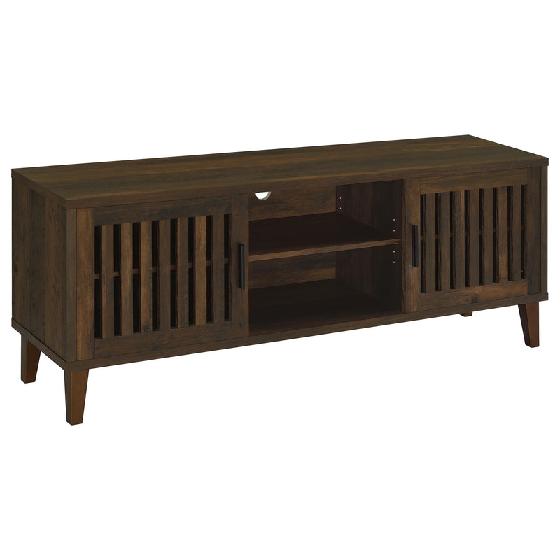 Jenine - 2 Door 60" TV Stand - Brown