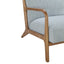 Mid-Century Style Lounge Chair With Upholstered Seat
