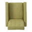 Mid-Century Modern Recliner With Button Tufted Waffle Stitch