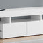 TV Stand, Console, Media Entertainment Center, Storage Cabinet, Glossy Contemporary & Modern - White