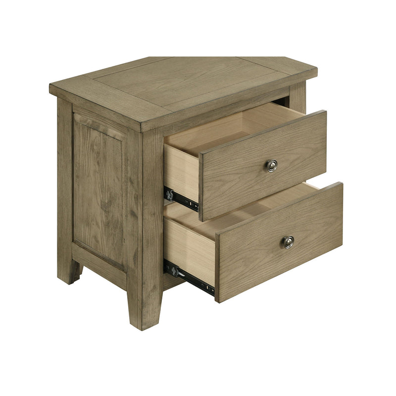 Pelton - 2 Drawer Nightstand - Oak