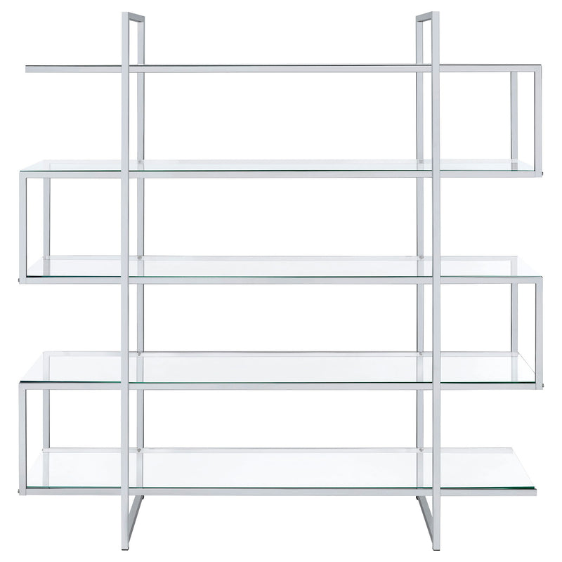 Harison - 5 Shelf Bookshelf - Clear