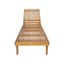 Nadine - Stylish Chaise Lounge Chair - Teak