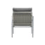 Modern Lounge Chair With Rope Accents And Cushions