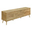 TV Stand Console With Storage Drawers And Cabinets - Walnut