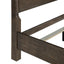 Panel Bed Frame With Unique Headboard And Included Slats