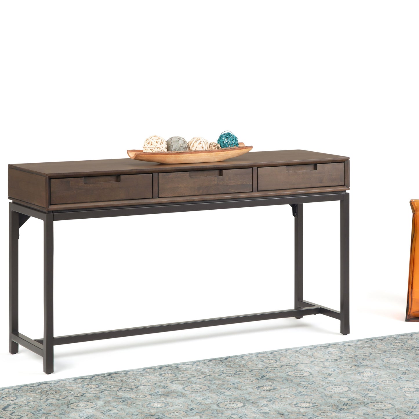 Banting - Wide Console Table - Walnut Brown
