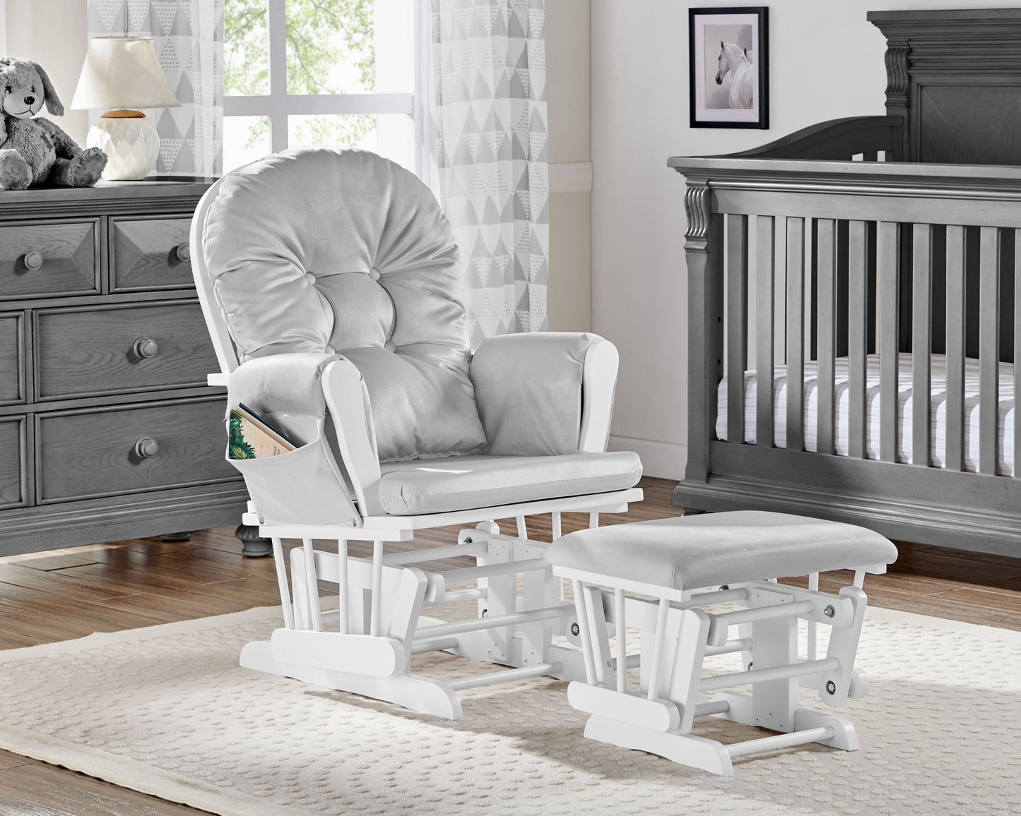 Mason - Comfortable Glider And Ottoman