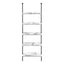 Bookshelf, Bookcase, Etagere, Ladder, 5 Tier, For Office, Marble Look Contemporary & Modern