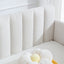 Elena - Boucle Upholstered Daybed, Ribbed Tufted Backrest