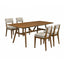 Miller - 5 Piece Set (78" Dining Table With 4 Side Chairs) - Walnut / Gray