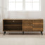 Amidon - TV Stand, With 2 Storage Shelves And 1 Cabinet