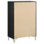 Malcolm - 5 Drawer Bedroom Chest - Black
