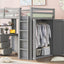 Loft Bed With Drawers, Desk, And Wardrobe