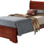 Upholstered Panel Sleigh Bed Design