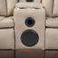 Bruno - Power Reclining Loveseat With Bluetooth Speakers
