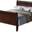 Louis Phillipe - Panel Sleigh Bed