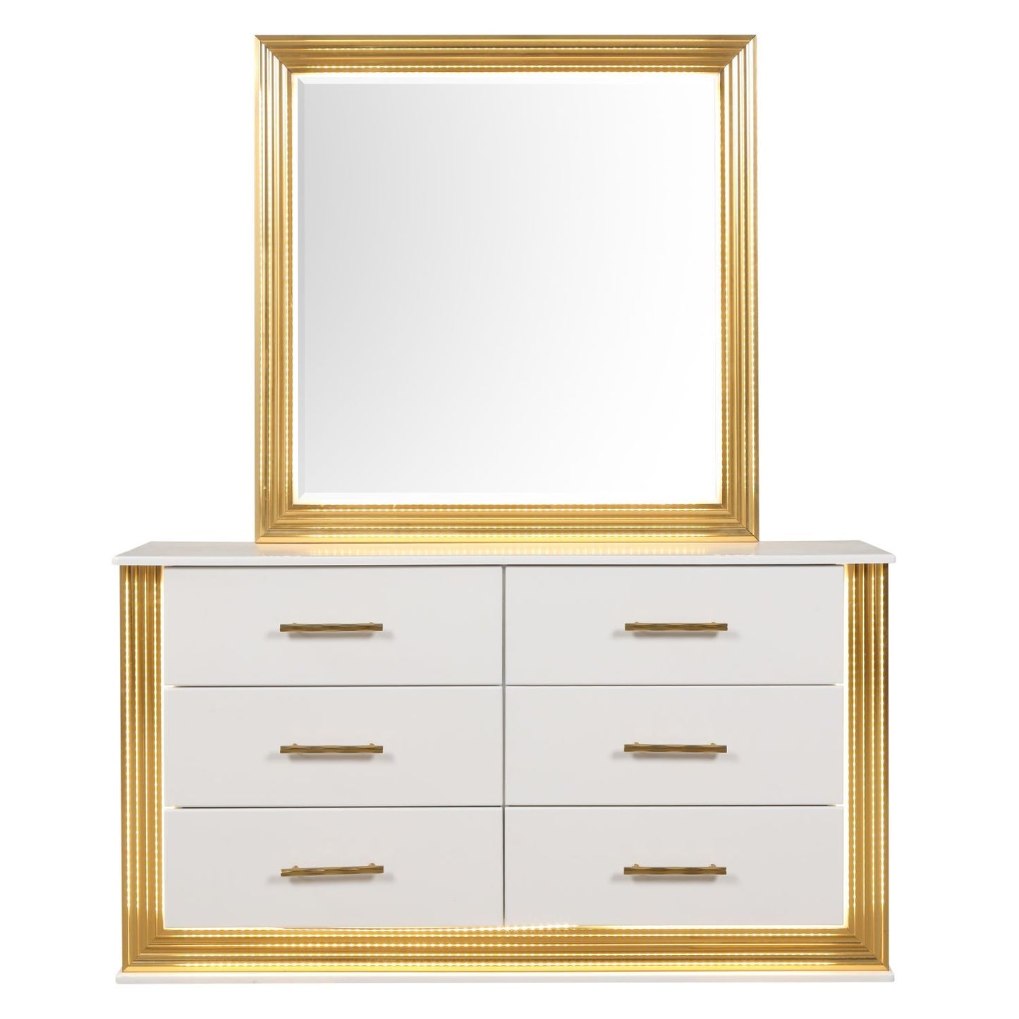 Obsession - 6 Drawer Dresser - White