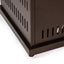 Propane Gas Fire Pit Table, 50000 Btu Square For Outside - Brown