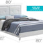 Padded Headboard Bed