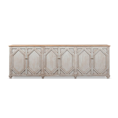 Colette - 6 Door Cabinet Sideboard - Brown