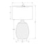 Lighting, Table Lamp, Resin, Contemporary - Cream
