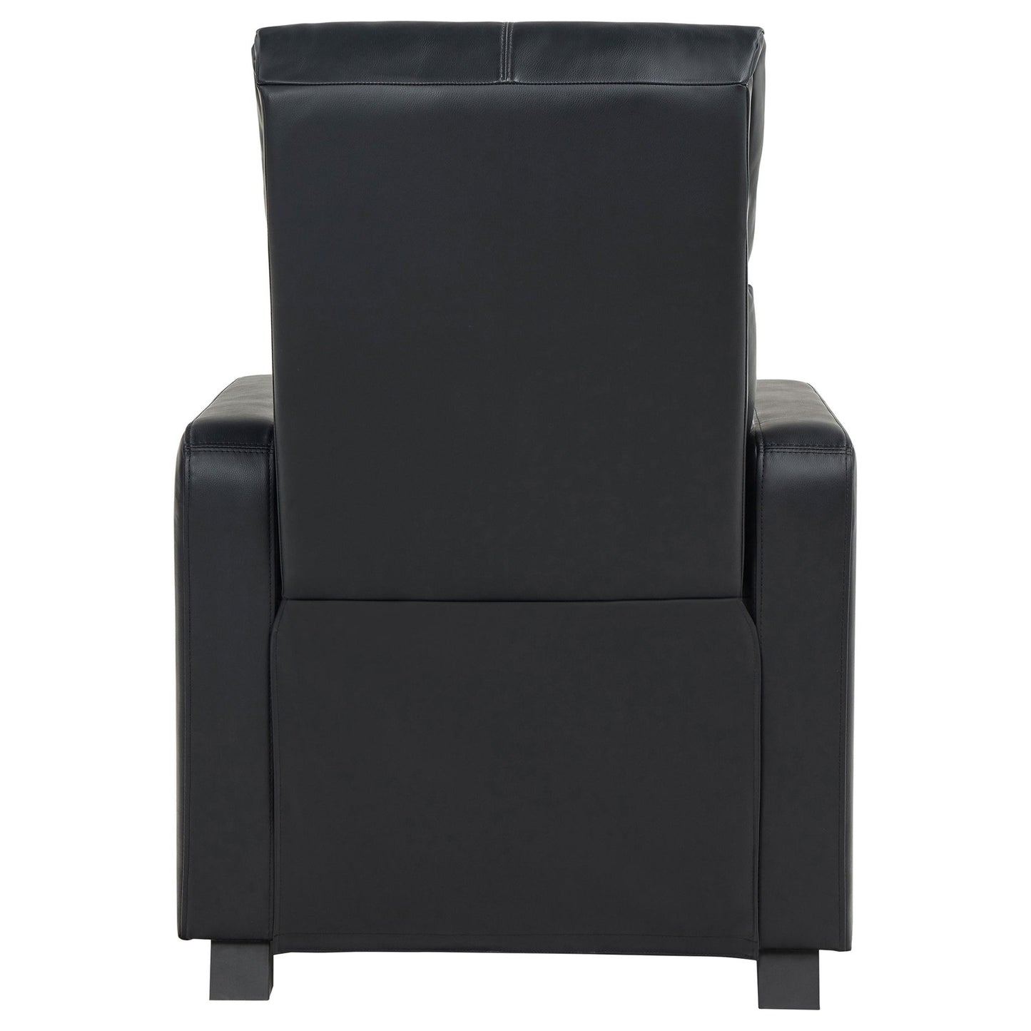 Push Back Recliner - Black