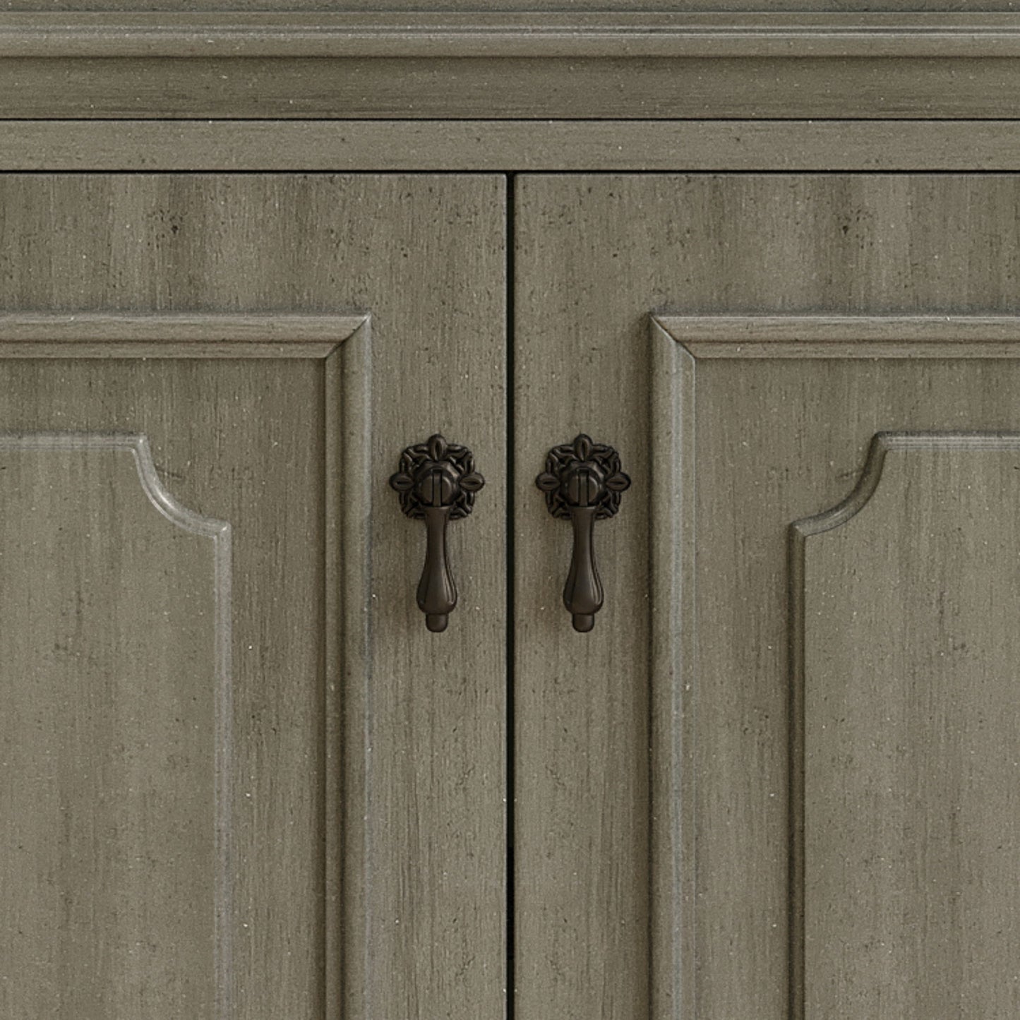 Vintage Bathroom Vanity With Sink, Rustic Cabinet With Soft Close Doors