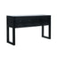 Geometric Carved Console Table With 3 Soft Close Drawers