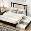 Platform Bed With 2 Big Drawers & Trundle