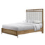 Elegant Design Upholstered And Strap Panel Bed