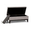 Oregon - Contemporary Storage Ottoman Bench With Tray
