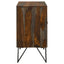 Komomo - 1 Adjustable Shelf Accent Cabinet - Gray