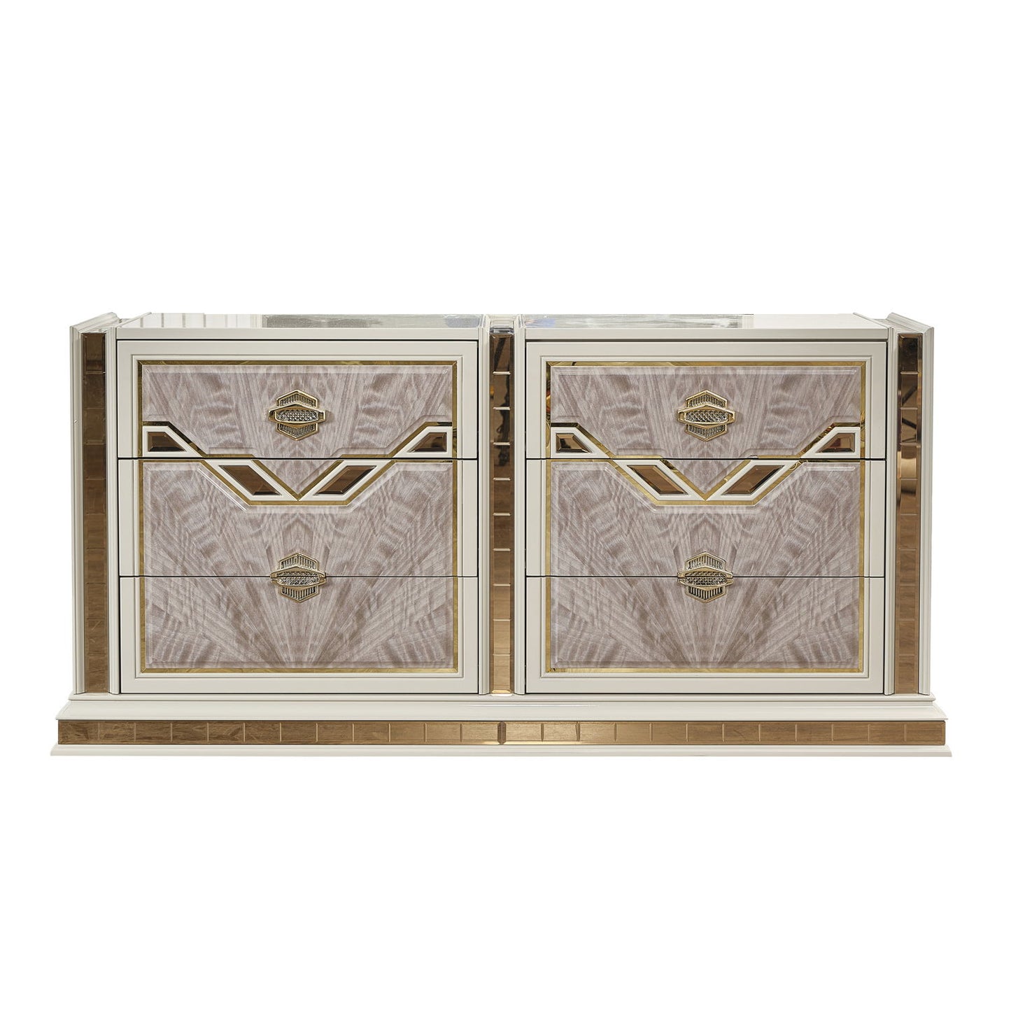 Omari - 6 Drawer Dresser - Beige