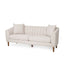 Contemporary 3 Seater Sofa With Accents