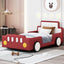 Race Car Shaped Platform Bed With Wheels