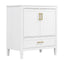 Elegant Fluted Bathroom Vanity With Sink, Soft Close Doors & Drawer