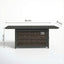 Propane Fire Pit Table - Espresso