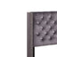 Upholstered Nailhead Trim Chic Bed