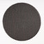 Outdoor Round Rattan Bar Table With Iron Frame - Multi Brown