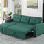 Upholstered Pull Out Sectional Sofa With Chaise
