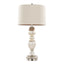 Spade - Contemporary Table Lamp (Set of 2) - Mercury / Nickel / Natural