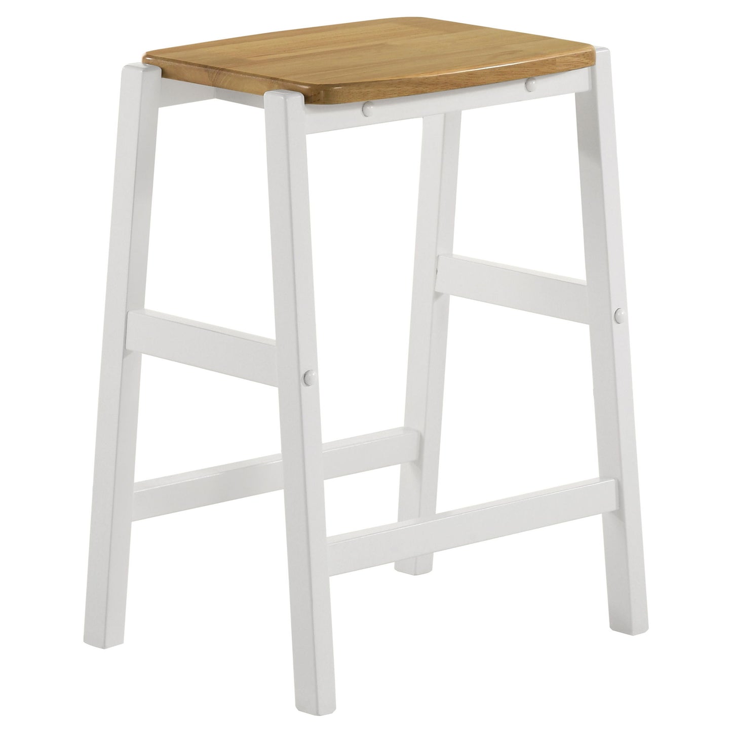 Cowichan - Backless Counter Stool (Set of 2) - White