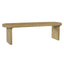 Indoor Dining Bench, 350 Lbs Weight Capacity, Fits 3 People - Pine