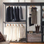 Monica - Walk-In Closet System, Modular Design - Rustic