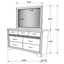 Annie - 7 Drawer Dresser With Mirror - Black
