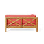 Brava - X Back Corner Bench With Coffee Table