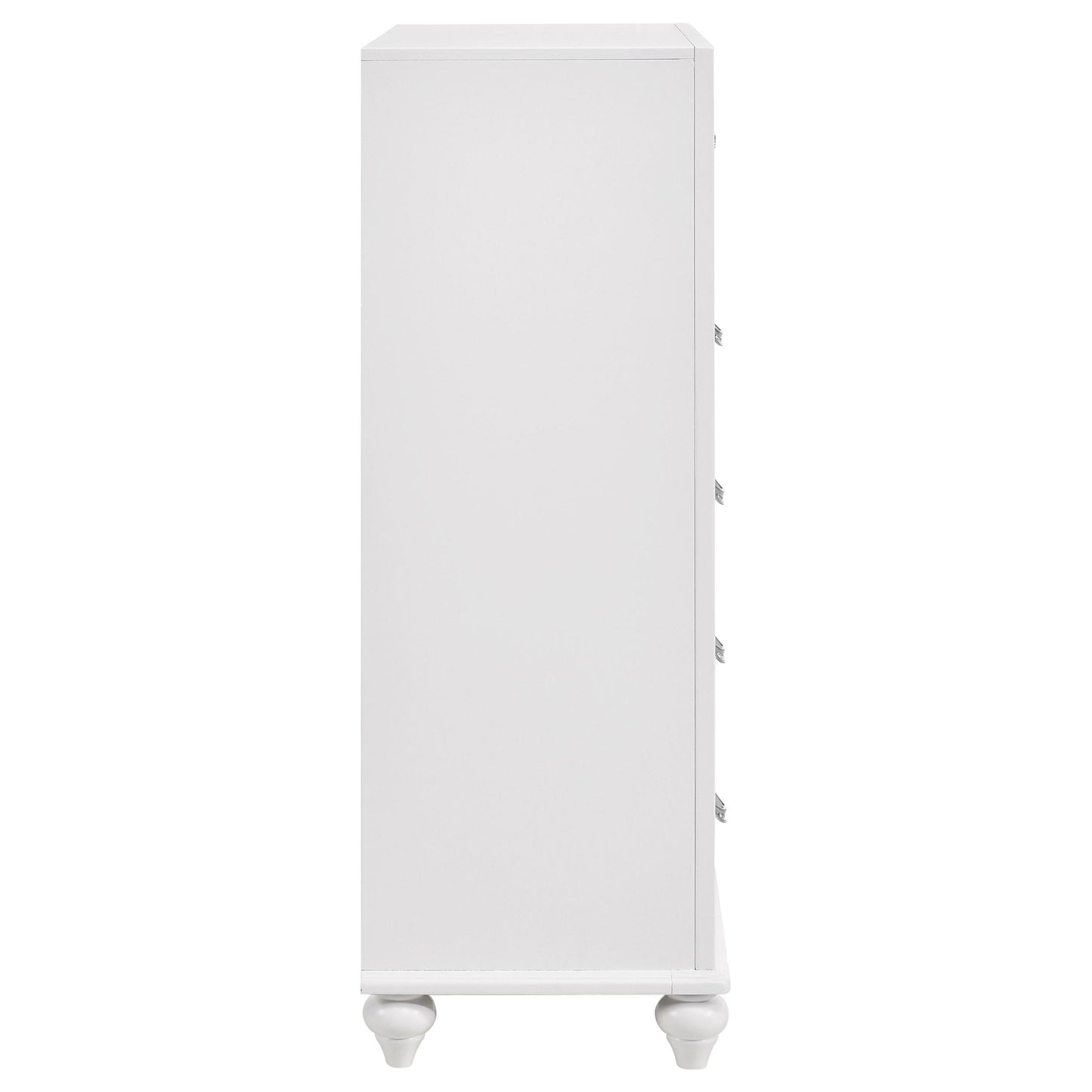 Randall - 5 Drawer Chest - White
