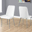 Dining Chair, Side, Upholstered For Dining Room, Contemporary (Set of 2)